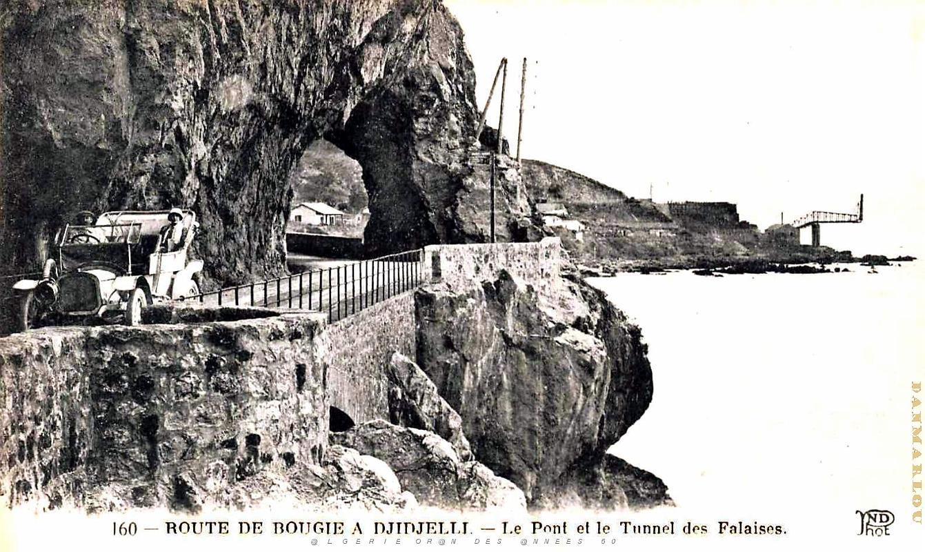 Bougie a Djidjelli - Route - Pont et Tunnel des Falaises.jpg